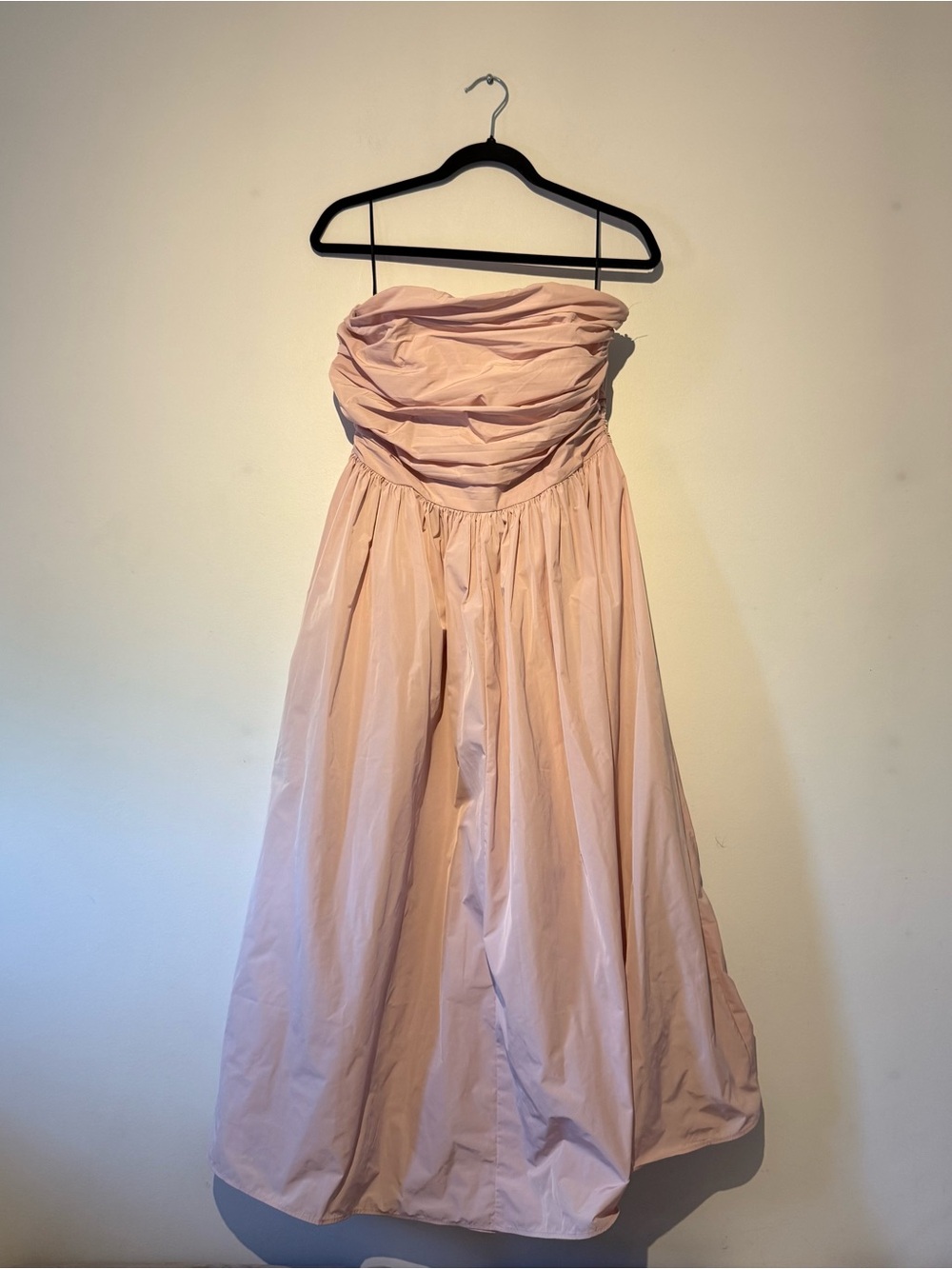 H&M Strapless Light Blush Pink A-Line Dress